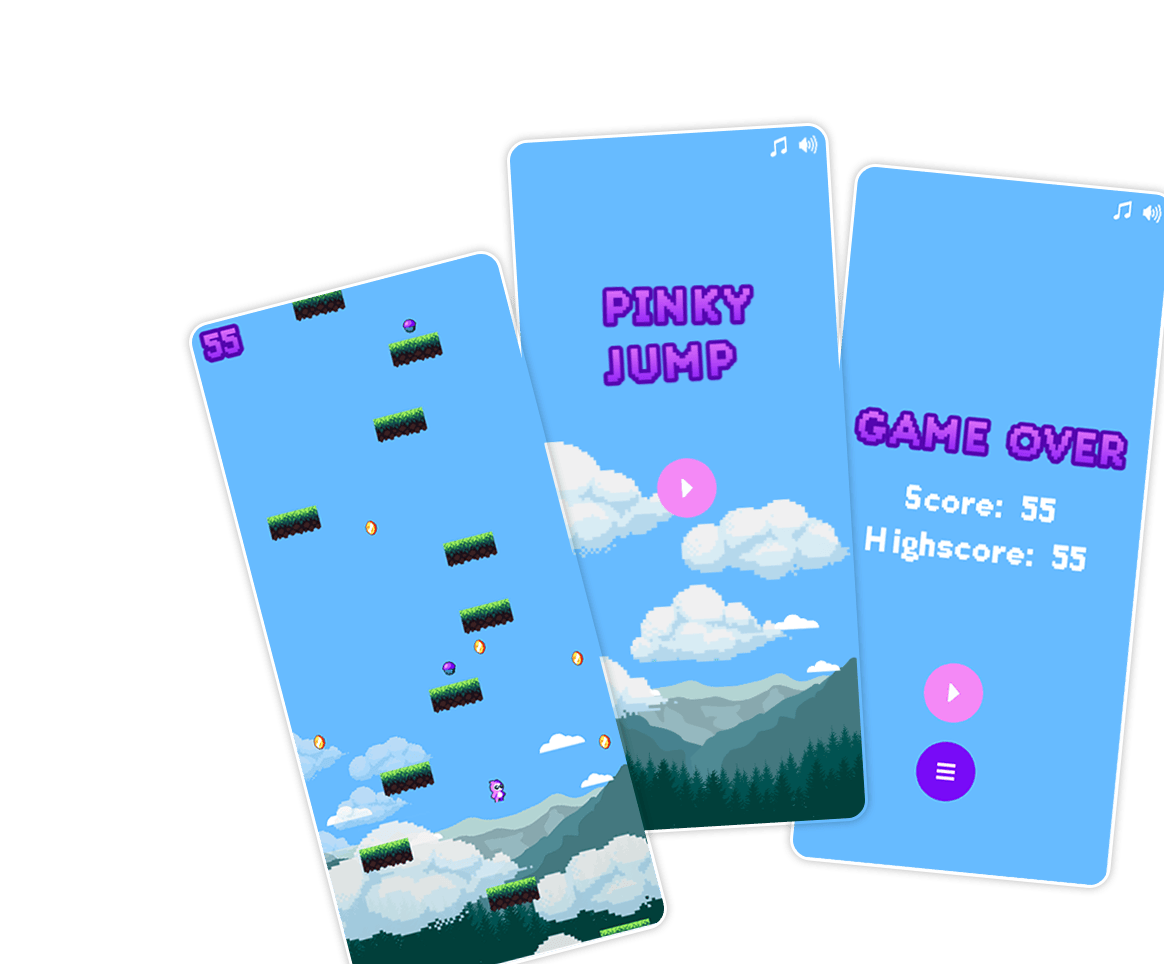 Pinky Jump - Mobile Game